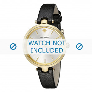 Horlogeband Kate Spade New York 1YRU0811 Leder Zwart 5mm