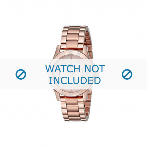 Lacoste horlogeband 2000851 / LC-75-3-34-2537 Staal Rosé 16mm