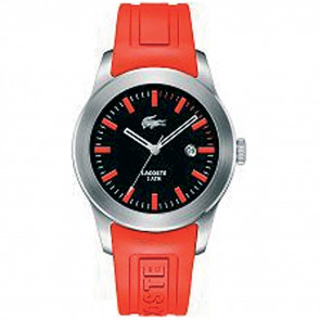 Lacoste horlogeband 2010397 / LC-16-1-14-0085 Rubber Oranje 22mm