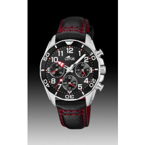 Horlogeband Lotus 18859-2 Canvas Zwart