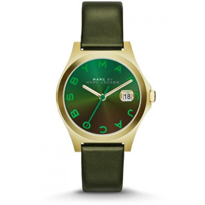 Horlogeband Marc by Marc Jacobs MBM1323 Leder Groen 14mm
