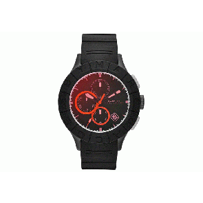 Horlogeband Marc by Marc Jacobs MBM5546 Rubber Zwart