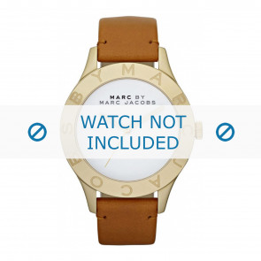 Horlogeband Marc by Marc Jacobs MBM1218 Leder Cognac 20mm