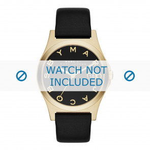 Horlogeband Marc by Marc Jacobs MBM1357 Leder Zwart 18mm