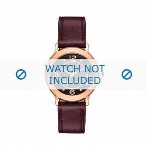 Horlogeband Marc by Marc Jacobs MJ1474 Leder Bordeaux 14mm