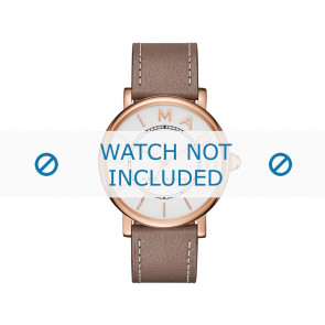 Horlogeband Marc by Marc Jacobs MJ1533 Leder Taupe 18mm