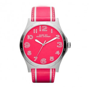 Horlogeband Marc by Marc Jacobs MBM1231 Leder Roze 22mm
