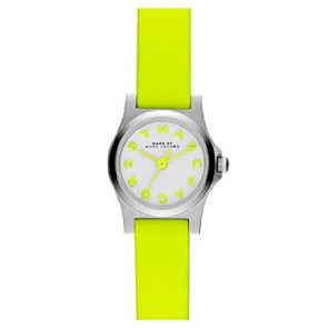Horlogeband Marc by Marc Jacobs MBM1235 Leder Geel 10mm