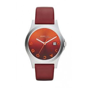 Horlogeband Marc by Marc Jacobs MBM1319 Onderliggend Leder Rood 18mm