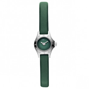 Horlogeband Marc by Marc Jacobs MBM1341 Onderliggend Leder Groen 7mm