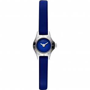 Horlogeband Marc by Marc Jacobs MBM1342 Onderliggend Leder Blauw 7mm