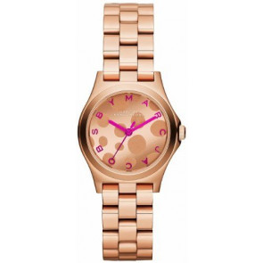 Horlogeband Marc by Marc Jacobs MBM3271 Roestvrij staal (RVS) Rosé 16mm