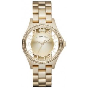 Horlogeband Marc by Marc Jacobs MBM3338 Staal Doublé 16mm