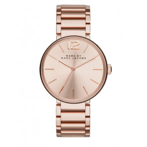 Horlogeband Marc by Marc Jacobs MBM3402 Staal Rosé 18mm