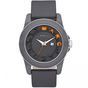 Horlogeband Marc by Marc Jacobs MBM4012 Leder Grijs 22mm