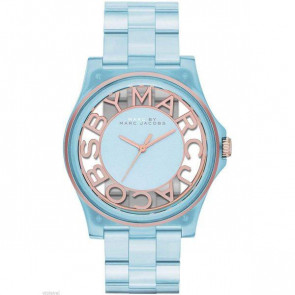 Horlogeband Marc by Marc Jacobs MBM4570 Kunststof/Plastic Blauw 20mm