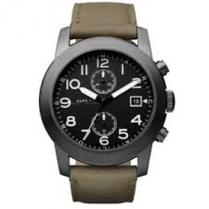 Horlogeband Marc by Marc Jacobs MBM5034 Leder Groen 24mm
