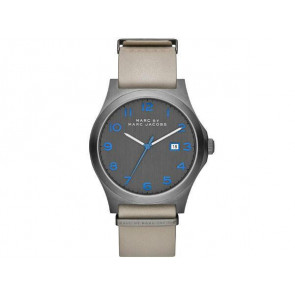 Horlogeband Marc by Marc Jacobs MBM5061 Onderliggend Leder Grijs 22mm