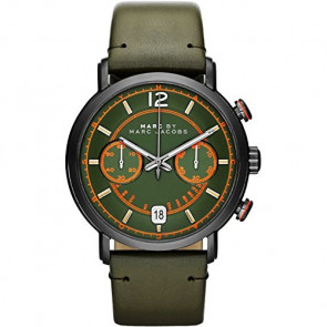 Horlogeband Marc by Marc Jacobs MBM5067 Leder Groen 22mm
