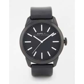 Horlogeband Marc by Marc Jacobs MBM5092 Leder Zwart 22mm