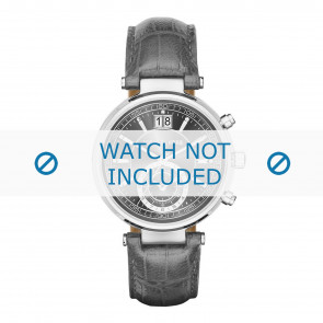 Horlogeband Michael Kors MK2432 Leder Grijs 12mm