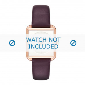 Horlogeband Michael Kors MK2585 Leder Paars 20mm