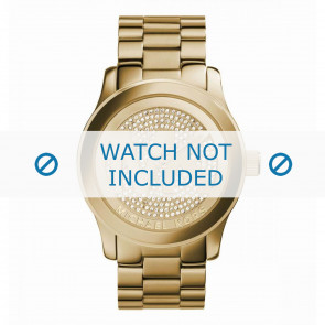 Michael Kors horlogeband MK5706 / 251501 Staal Goud 24mm