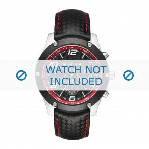Horlogeband Michael Kors MK8475 Carbon Zwart 22mm