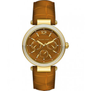 Horlogeband Michael Kors MK2546 Leder Bruin 21mm