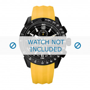 Nautica horlogeband A18599G Rubber Geel