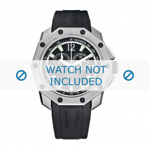 Nautica horlogeband A37513G Rubber Zwart
