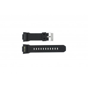 Casio horlogeband GLX-150-1W Rubber Zwart 16mm 