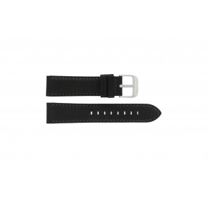 Horlogeband Festina F16629 / F16285-6 Leder Zwart 22mm