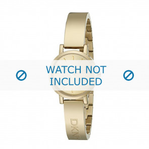 DKNY horlogeband NY2307 Staal Goud 10mm