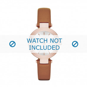 Horlogeband DKNY NY2415 Leder Bruin 12mm