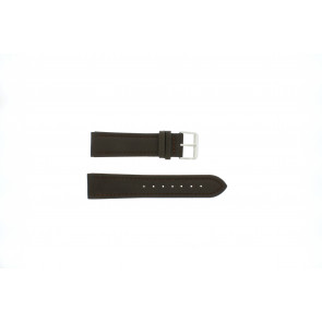 Horlogeband Universeel H372 Leder Bruin 22mm