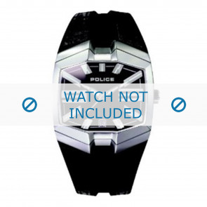 Police horlogeband 10971J Leder Zwart