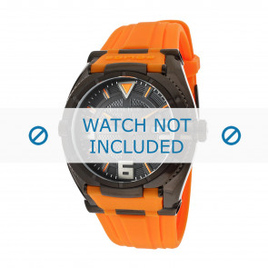 Horlogeband Police PL.13093JSB/02A Rubber Oranje 24mm