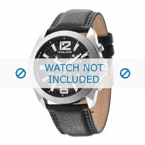 Horlogeband Police 14104JS-02 Leder Zwart 28mm