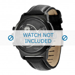 Horlogeband Police 12739-JS-B02 Leder Zwart 26mm