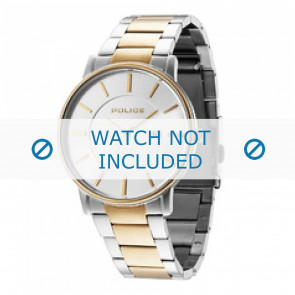 Police horlogeband PL14496JSTG-04M Staal Bi-Color 22mm