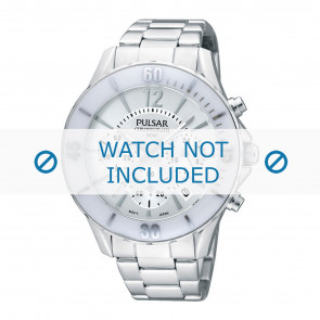 Horlogeband Pulsar PT3173X1 / VD53-X057 / PR882X Staal 18mm