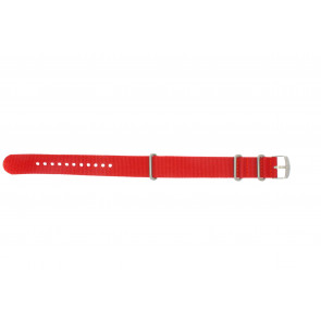 Horlogeband Timex PW4B04500 Textiel Rood 20mm