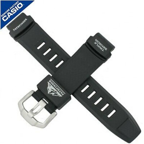 Casio horlogeband 10332894 Kunststof Zwart 18mm