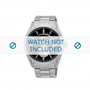 Seiko horlogeband SSA305J1 / 4R57 00A0 Staal Zilver 22mm