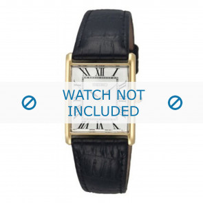 Horlogeband Seiko 7N00-0AZ0 / SFP608P1 / 4LH9KB Leder Zwart 20mm