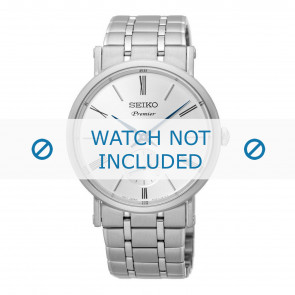 Horlogeband Seiko SRK033P1 / 6G28-00X0 / M0Z8111J0 Staal 21mm