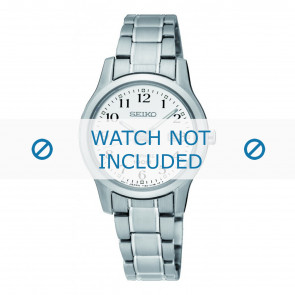 Seiko horlogeband SXDG89P1 / 7N82 0JK0 Staal Zilver 14mm