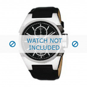 Horlogeband Pulsar YM62-X156 Leder Zwart 18mm
