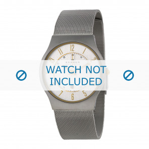 Skagen horlogeband 233XLSGS / 233XLSS / 233XLSSB / 233XLSSD / 233XLSSM / 233XLSSB Staal Zilver 22mm